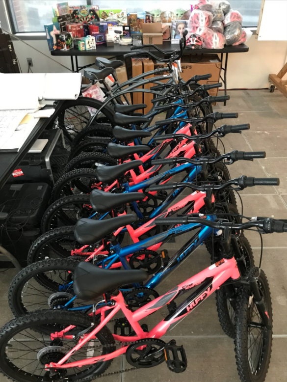 Donation of bikes